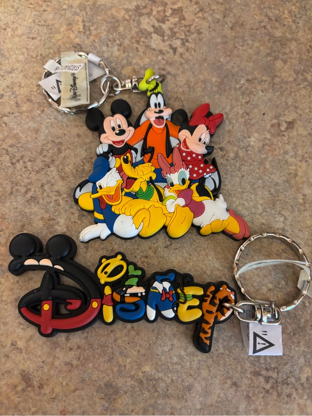 Disney Classic Characters Rubber Keychains